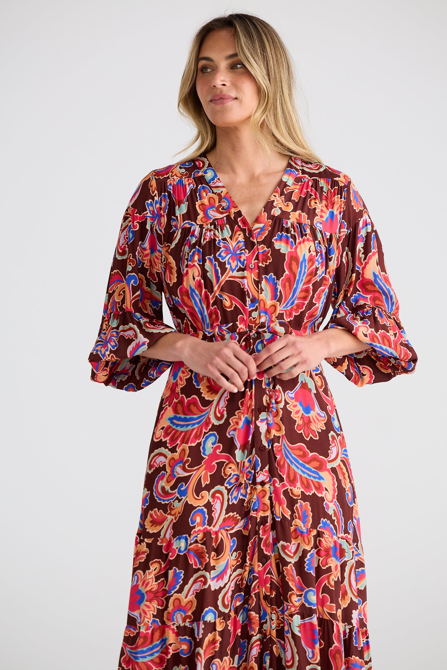 Brave + True Gertie Maxi Dress in Floral Rhapsody | Women's Clothing | Gretel Lane