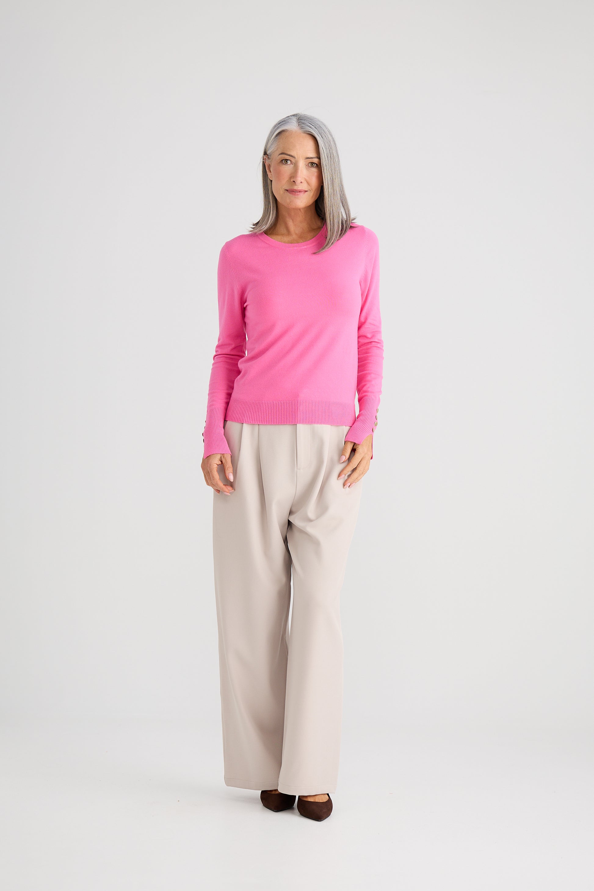 Brave + True St James Knit Top in Pink | Women's Clothing Online | Gretel Lane