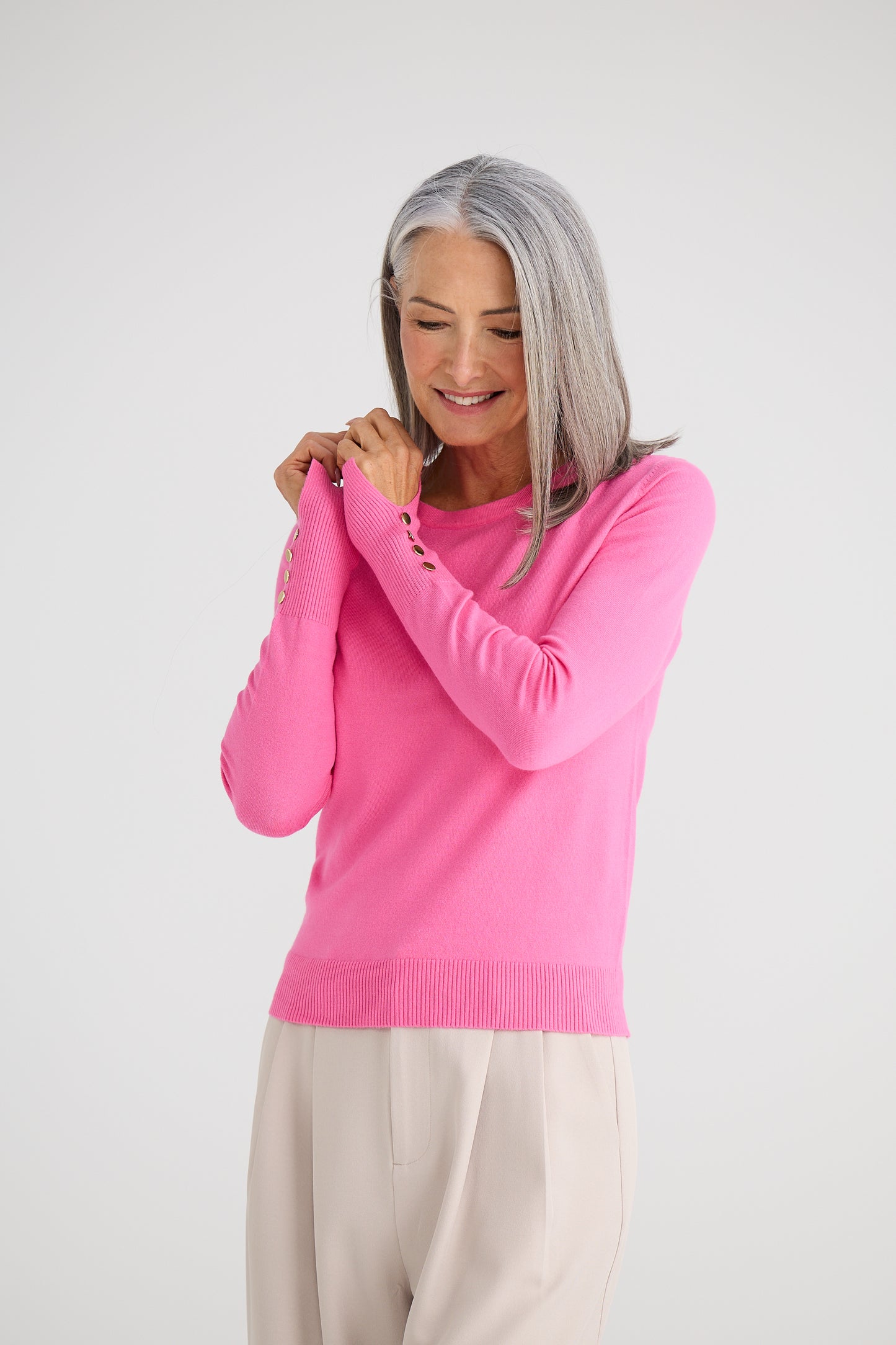Brave + True St James Knit Top in Pink | Women's Clothing Online | Gretel Lane