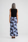 Brave + True Salem Mesh Skirt in Blue Abstract Floral | Women's Clothing | Gretel Lane