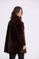 Brave + True Odette Faux Fur Reversible Coat in Chocolate | Women's Coats | Gretel Lane