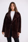 Brave + True Odette Faux Fur Reversible Coat in Chocolate | Women's Coats | Gretel Lane
