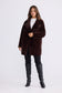 Brave + True Odette Faux Fur Reversible Coat in Chocolate | Women's Coats | Gretel Lane