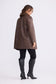 Brave + True Odette Faux Fur Reversible Coat in Chocolate | Women's Coats | Gretel Lane