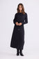 Brave + True Kensington Midi Long Sleeve Dress in Black | Women's Dresses | Gretel Lane