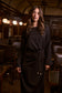 Brave + True Kensington Midi Long Sleeve Dress in Black | Women's Dresses | Gretel Lane