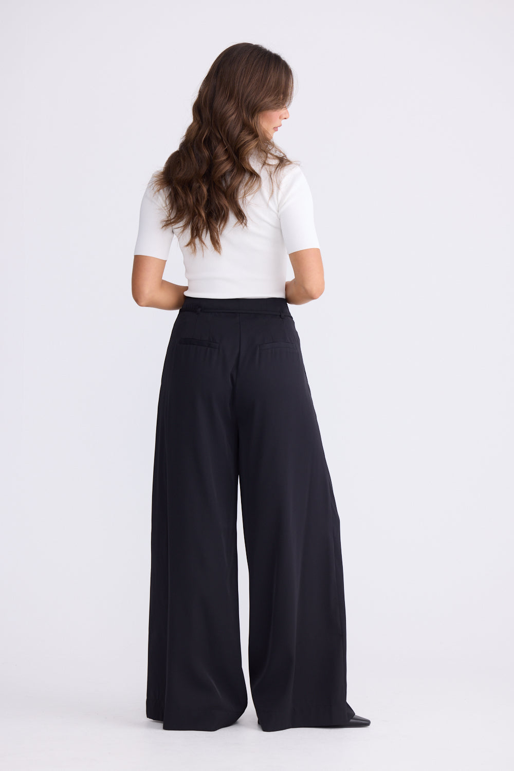 Brave + True Kensington Wide Leg Pant in Black | Women's Clothing | Gretel Lane