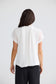 Brave + True Carina Georgette Short Sleeve Blouse White | Women's Clothing | Gretel Lane