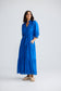 Brave + True Daytona Cotton Broderie Midi Dress Cobalt Blue | Women's Dresses | Gretel Lane