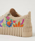 Django & Juliette Badre Zip-Up Platform Sneaker Natural-Bright Fabric | Women's Footwear | Gretel Lane
