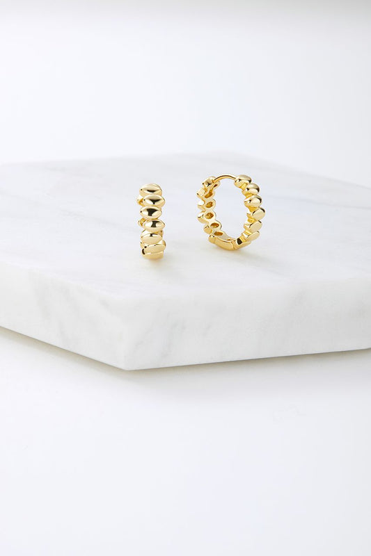 Zafino Women's Gold Bailey Huggie Earring | Gretel Lane