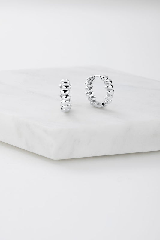 Bailey Mini Huggie (Silver)