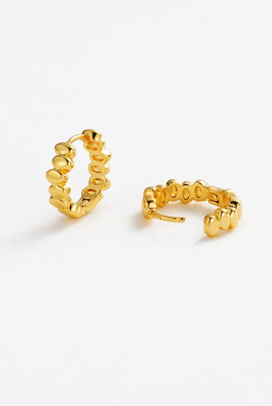 Zafino Women's Gold Bailey Huggie Earring | Gretel Lane