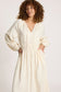 Eb & Ive Beige Linen Bajau Maxi Dress with Long Sleeve | Gretel Lane