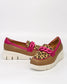 Marco Santini Barcelona Flatform Leather Loafer Caramel Goat | Women's Shoes | Gretel Lane