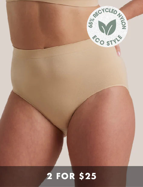 Bare Essentials Full Brief (Rose Beige)