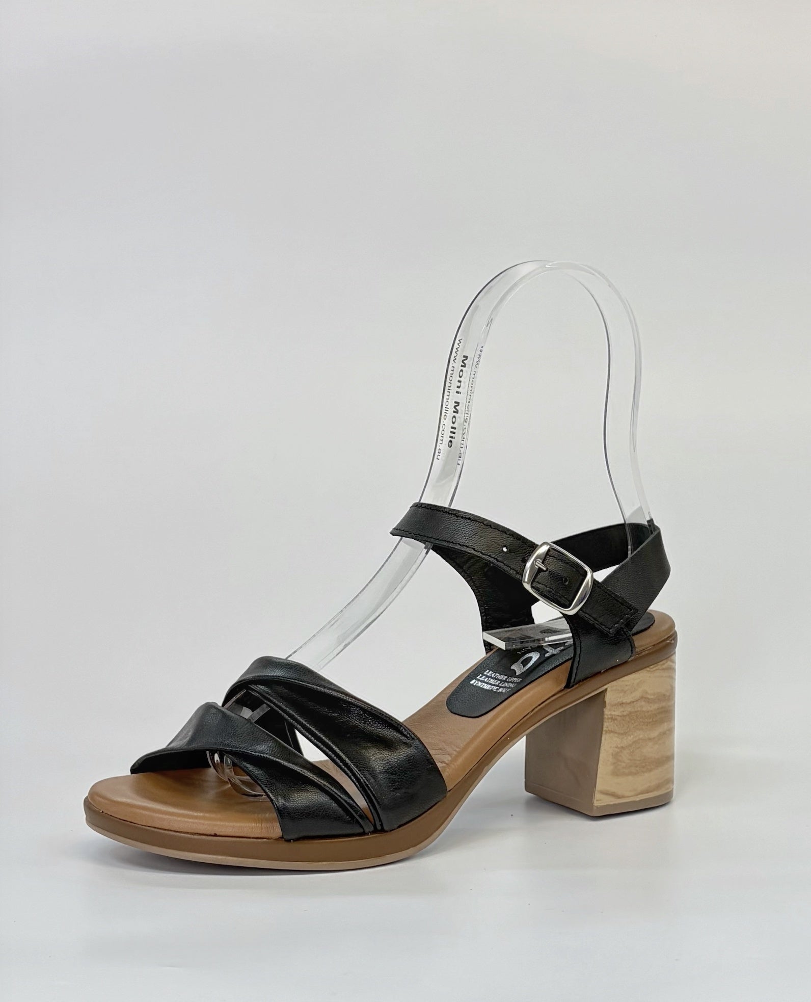 Zeta Barley Women's Sandal Heel Negro | Gretel Lane | Womens Sandal Heel 