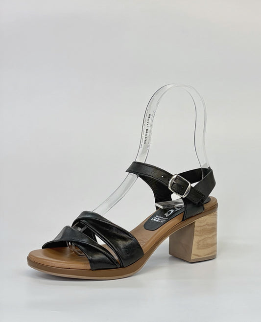 Zeta Barley Women's Sandal Heel Negro | Gretel Lane | Womens Sandal Heel 
