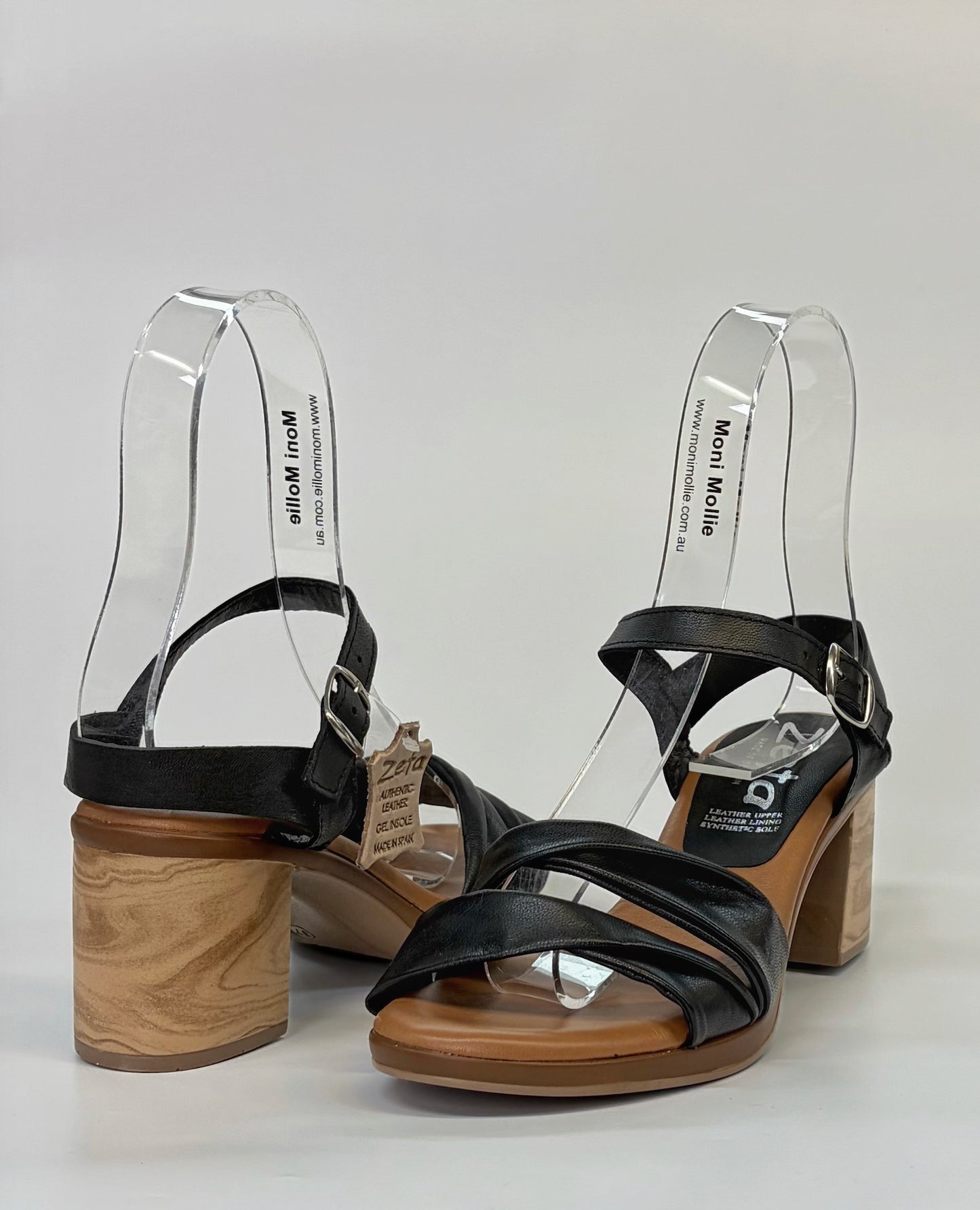 Zeta Barley Women's Sandal Heel Negro | Gretel Lane | Womens Sandal Heel 