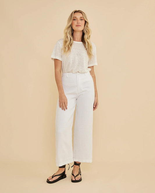 Barossa Linen Pant (White)