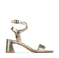 EOS Basili Sandal Heel Soft Gold Leather | Women's Heels | Gretel Lane
