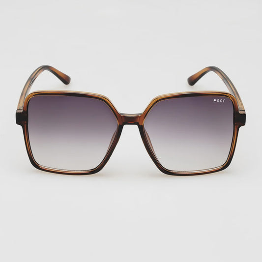 ROC Being Yours Large Square Sunglasses Tortoiseshell | Women's Eyewear | Gretel Lane