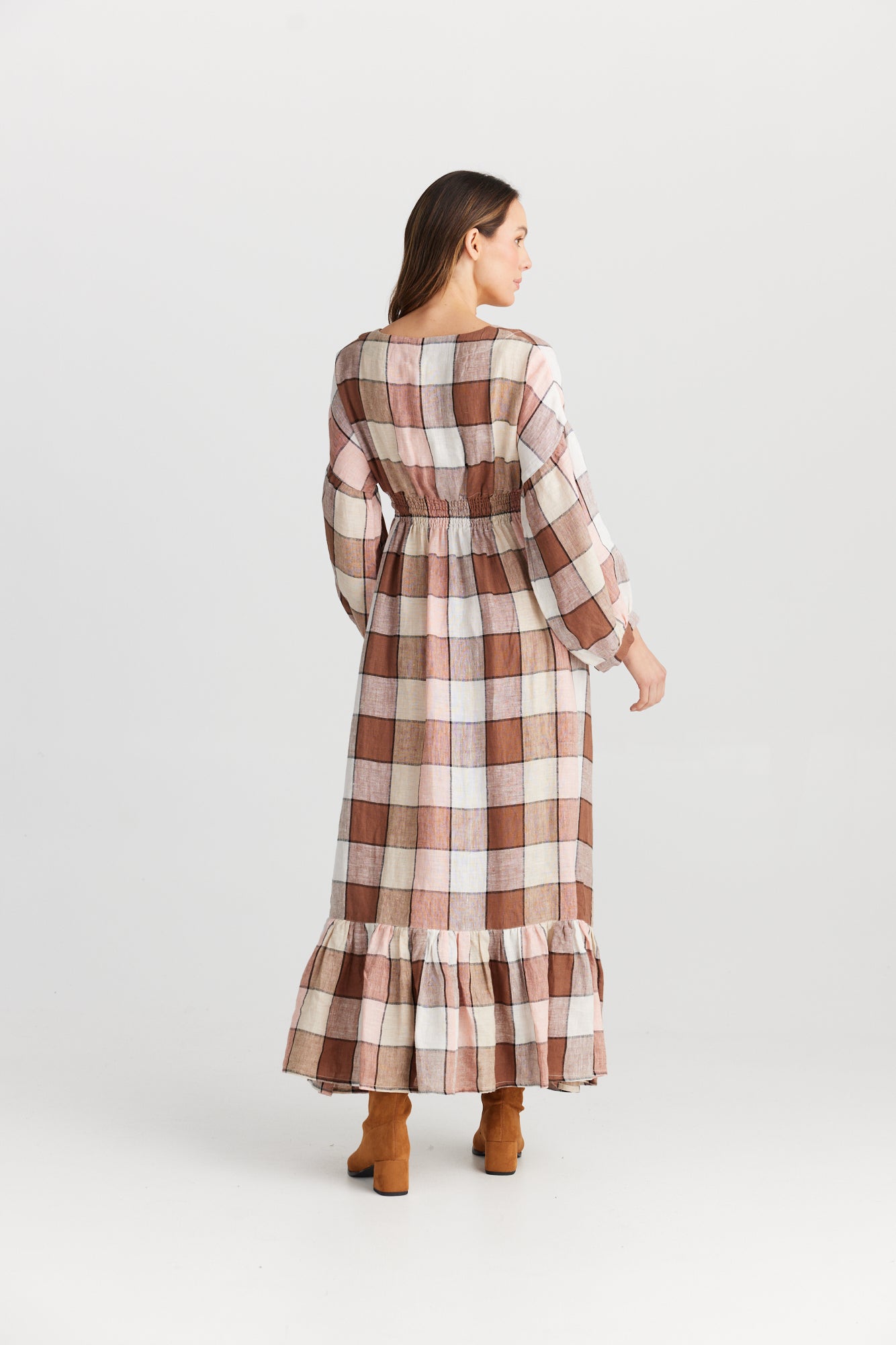 Bella Dress (Catalan Check)