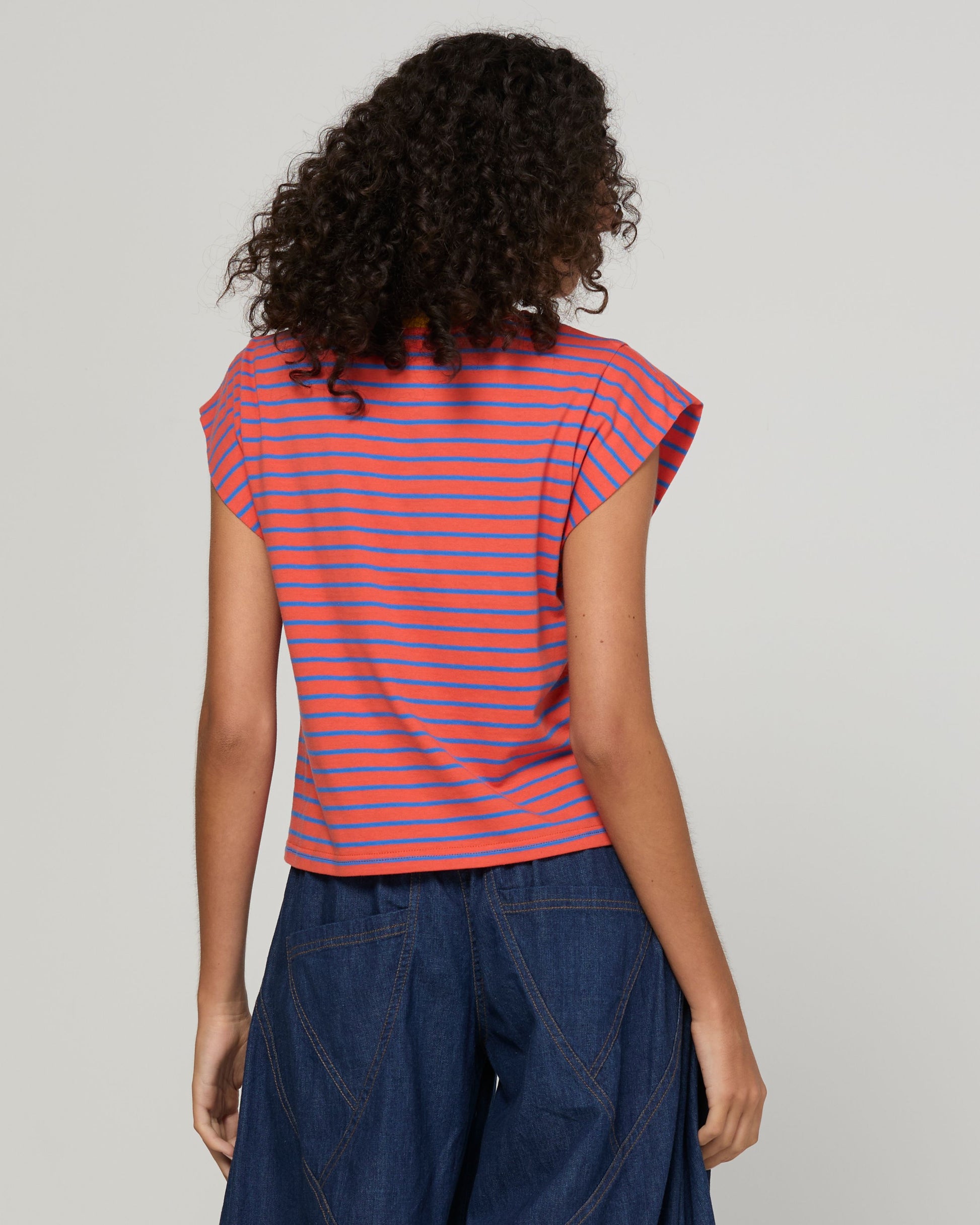 Boom Shankar Bellissimo Cotton Tee Roma Stripe | Women's T-Shirts | Gretel Lane