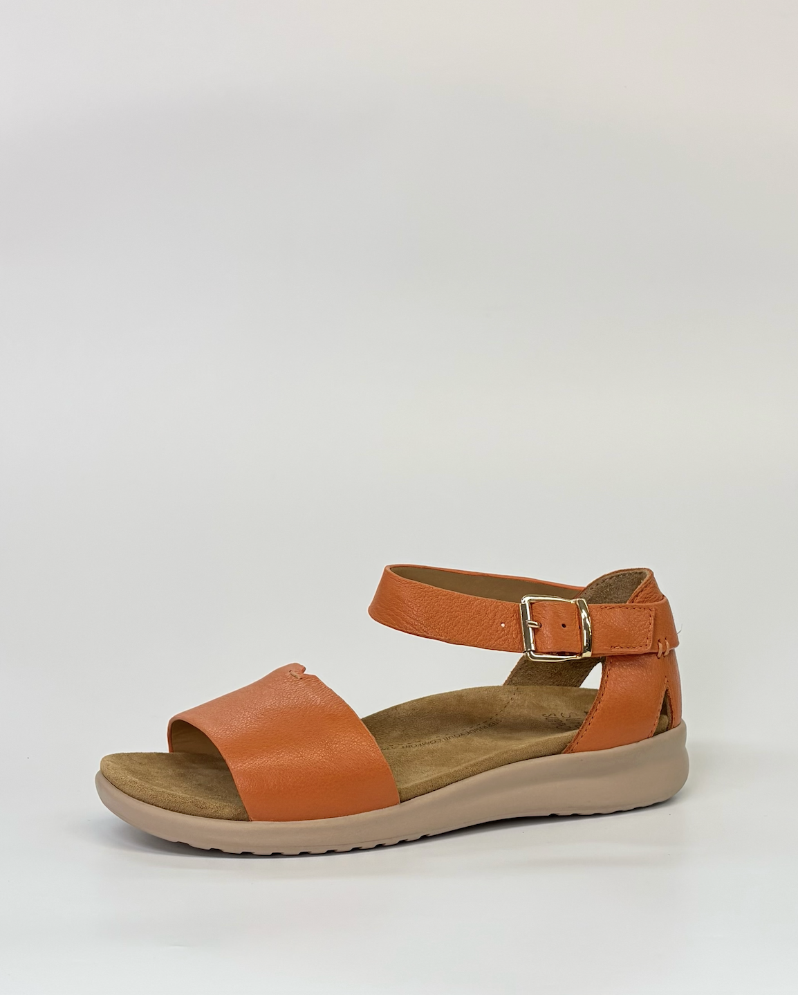 Ziera Beverly Women's Arch Support Leather Sandal Orange | Gretel Lane | Women's Sandal 