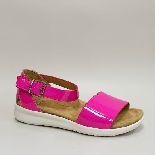 Beverly (Hot Pink Patent-White)