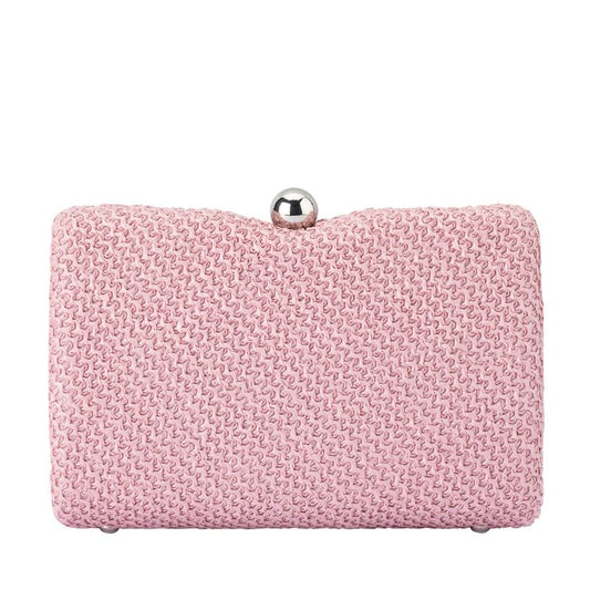 Birdie Textural Handle Bag (Pink)