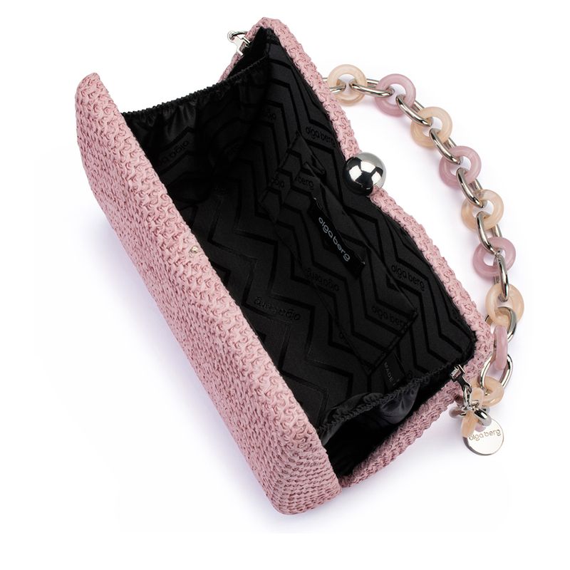 Birdie Textural Handle Bag (Pink)