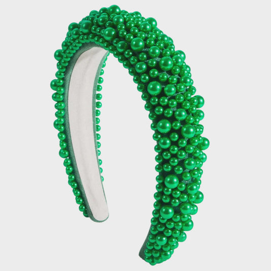 Blaire Green Beaded Headband