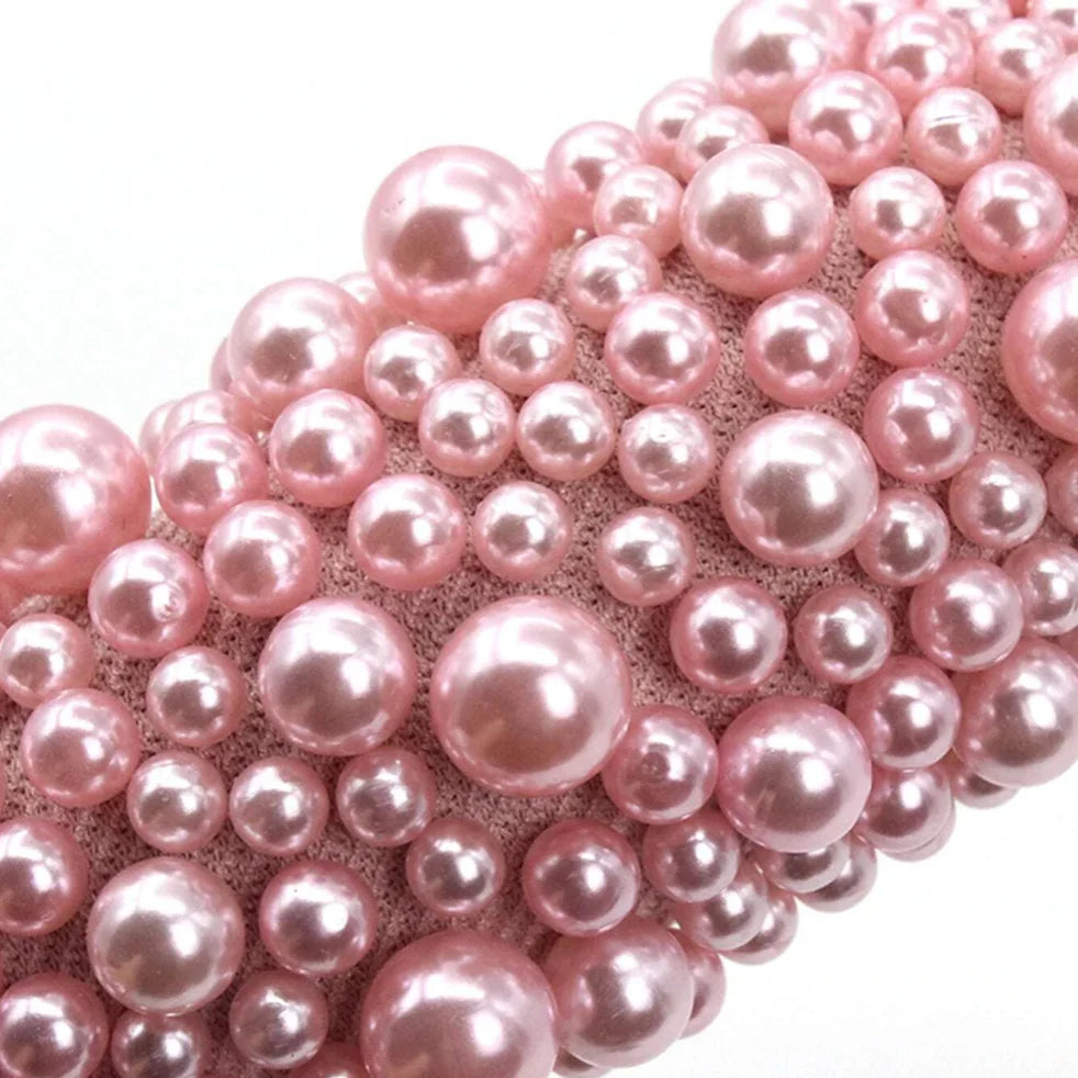 Blaire Pink Pearl Beaded Headband
