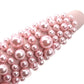 Blaire Pink Pearl Beaded Headband