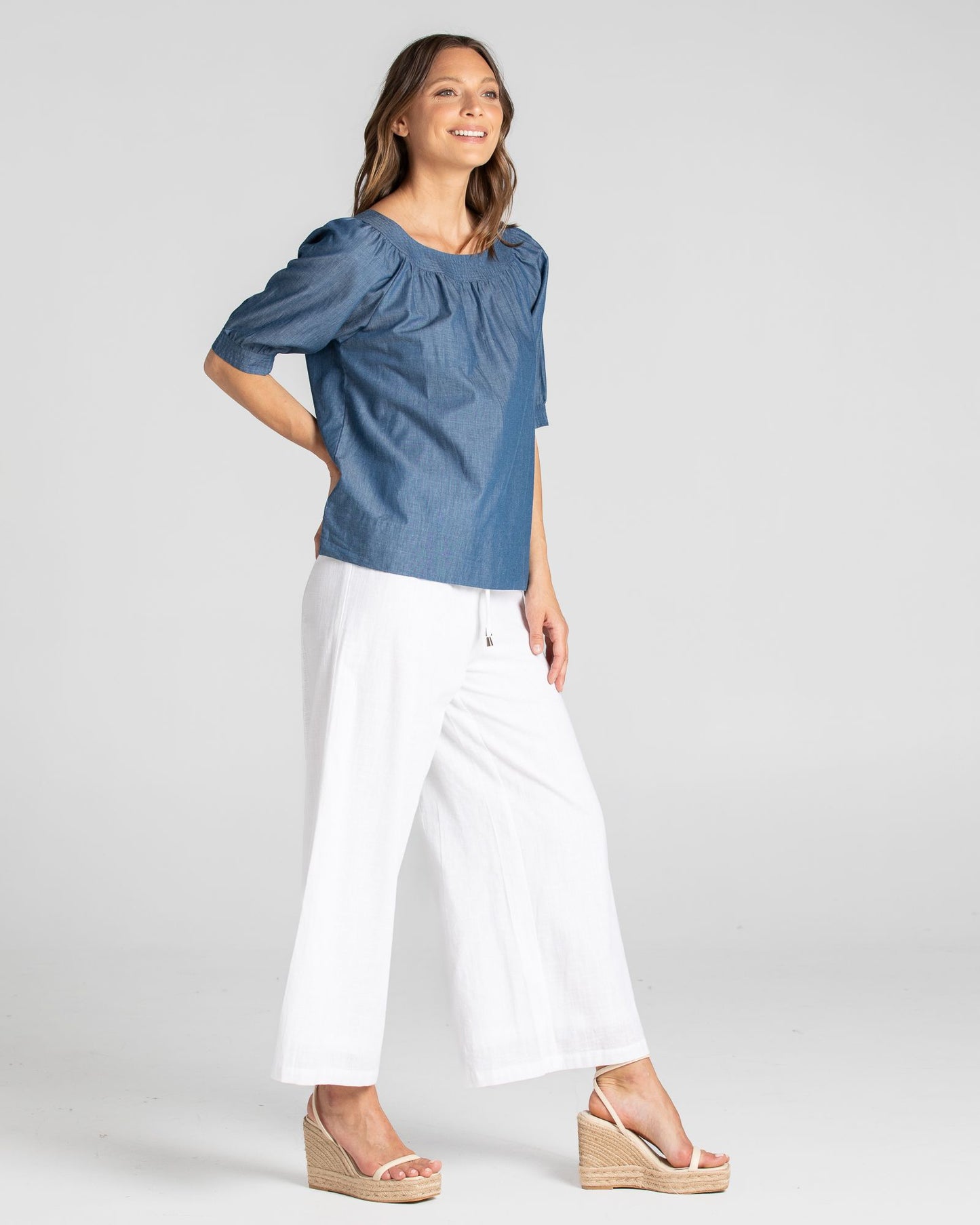 Bliss Top Basic (Chambray)