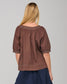 Boom Shankar Women's Brown Cotton Bliss Top | Gretel Lane