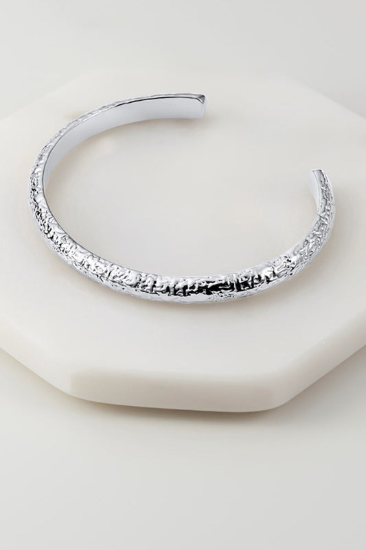 Zafino Bonnie Textured Cuff Bracelet Silver | Women's Jewellery | Gretel Lane