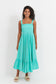 Brasilia Tie Maxi Dress (Mint)