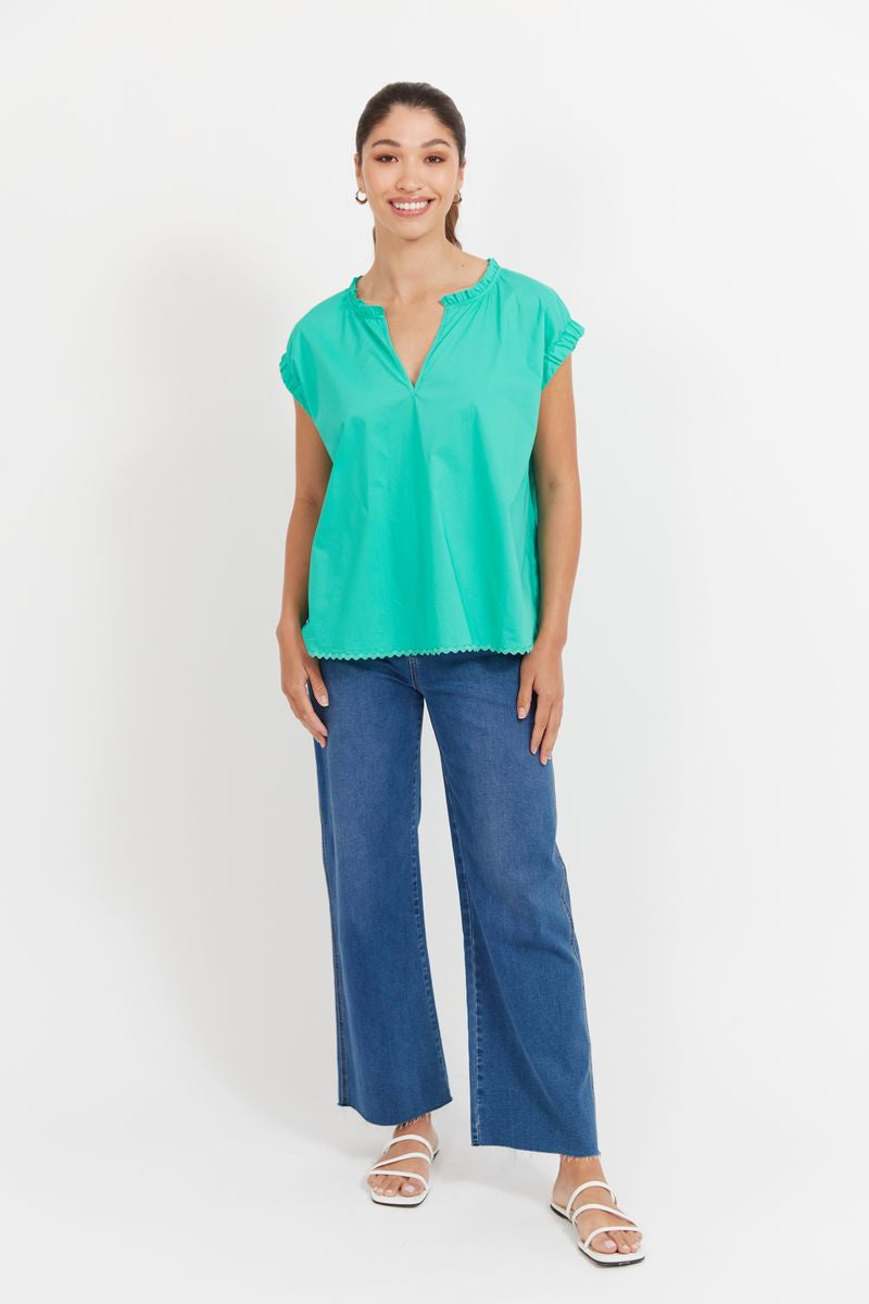 Brasilia Top (Mint)