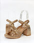 Katie n Me Bree Women's Bow Front Block Heel Rose Gold | Gretel Lane | Women's Block Heel