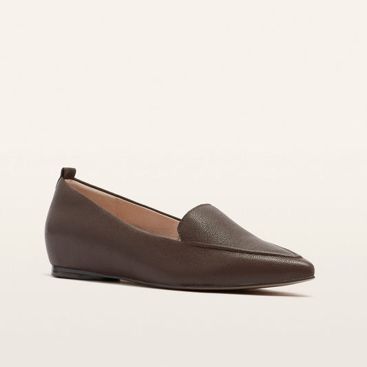 Brown Leather Women's Loafer | Gretel Lane