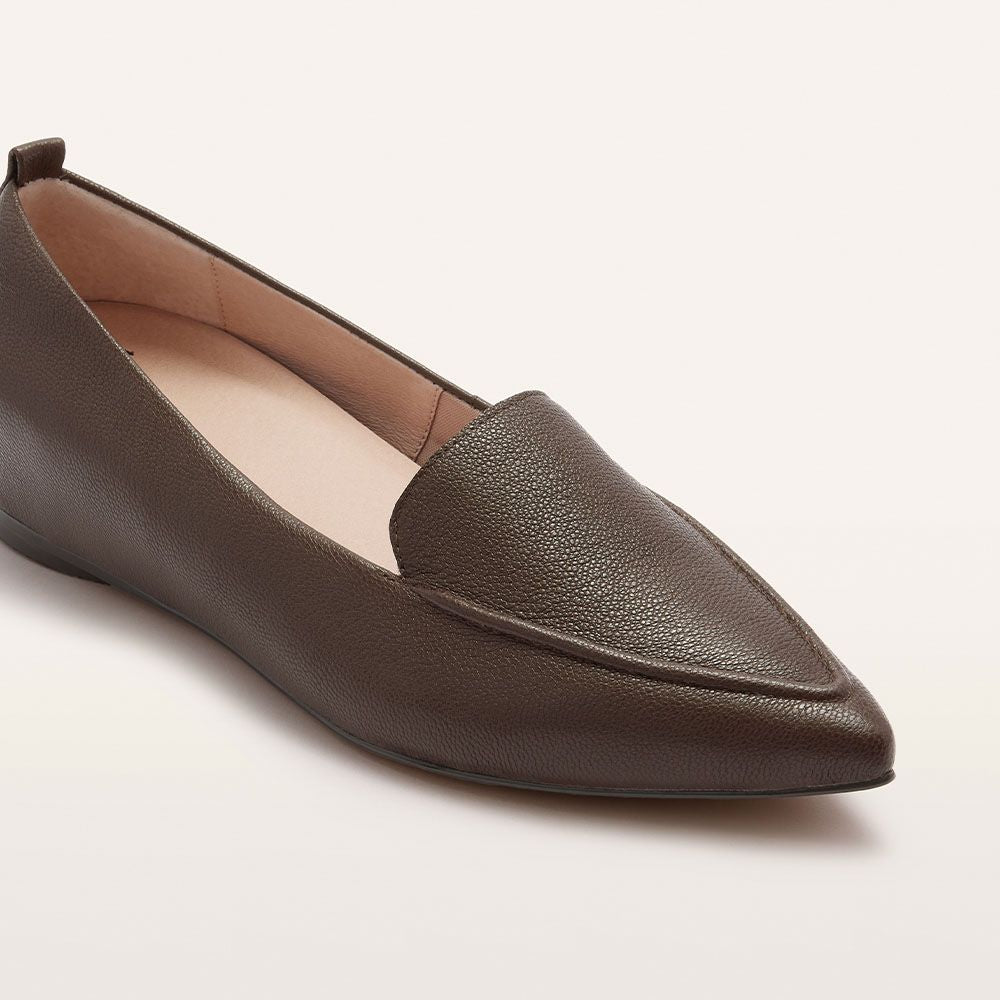 Brown Leather Women's Loafer | Gretel Lane