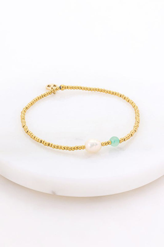 Brooke Bracelet (Sea/Gold)