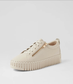 Women's Beige Sneaker with Gold Zip | Gretel Lane