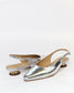 Brazilio CC2645001 Leather Slingback Heel Silver | Women's Shoes Online | Gretel Lane