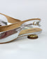 Brazilio CC2645001 Leather Slingback Heel Silver | Women's Shoes Online | Gretel Lane
