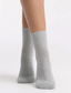 Levante Camella Wool Blend Crew Sock in Grey Marle | Women's Socks | Gretel Lane
