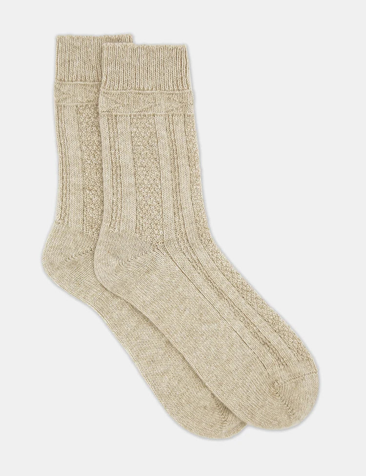 Camella Crew Sock (Oatmeal)