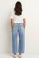Campus Tie Waist Barrel Jean (Light Blue)
